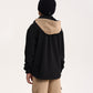 Gulliver Black Knitted Shirt with Contrast Hood for Boy Junior- Uffizi