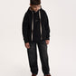 Gulliver Black Hoodie with Contrast Hood for Boy Junior- Uffizi
