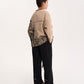 Gulliver Beige Fleece-Back Sweatshirt with Print and Embossed Detail for Boy Junior- Uffizi