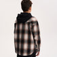 Gulliver Beige Flannel Shirt with Hood for Boy Junior- Uffuzi