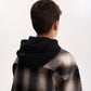 Gulliver Beige Flannel Shirt with Hood for Boy Junior- Uffuzi