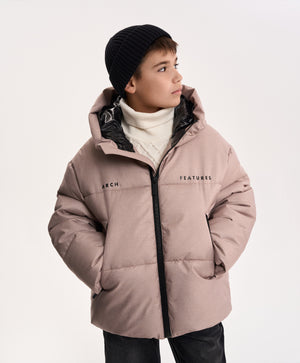 Gulliver Beige Quilted Demi-Season Jacket for Boy Junior- Uffizi