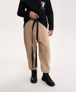 Gulliver Beige Brushed-Fleece Jogger Pants for Boy Junior- Uffizi