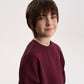Gulliver Burgundy Sweatshirt in Cotton Fleece for Boy Junior-Campus