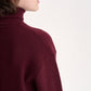 Gulliver Burgundy Ribbed Knitted Turtleneck for Boy Junior-Campus