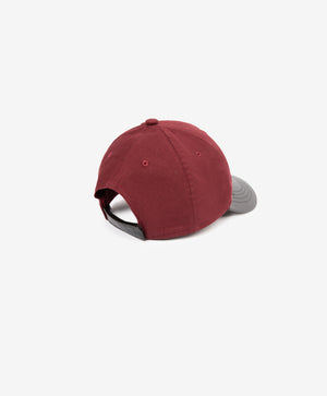 Gulliver Burgundy Baseball Cap with Embroidery and Faux Leather Visor for Boy Junior-Campus