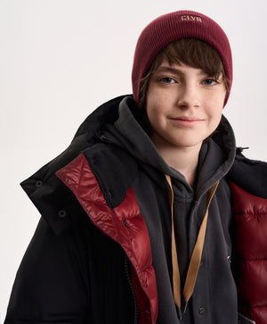 Gulliver Burgundy Knitted Beanie for Boy Junior-Campus