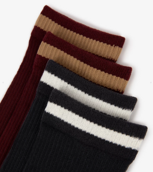 Gulliver Multicolor Knee-High Socks, 2-Pair Set for Boy Junior-Campus
