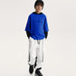Gulliver Boys’ Blue Layered-Effect Long-Sleeve Top with 3D Print for Boy Junior-Impulse