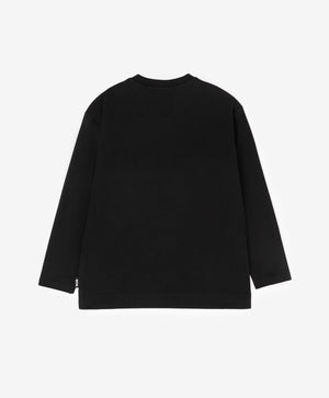 Gulliver Black Long-Sleeve Top with Print for Boy Junior-Impulse