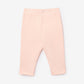 Gulliver Pink Tapered Knit Pants with Elastic Waist for Baby Girl- Bunny