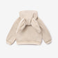 Gulliver Beige Zip-Up Hoodie with Lurex for Baby Girl- Bunny