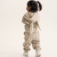 Gulliver Beige Zip-Up Hoodie with Lurex for Baby Girl- Bunny