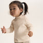 Gulliver Multicolor Striped Knitted Turtleneck for Baby Girl- Bunny