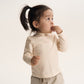 Gulliver Multicolor Striped Knitted Turtleneck for Baby Girl- Bunny
