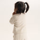 Gulliver Knitted Cardigan with Textured Bobbles for Baby Girl- Bunny
