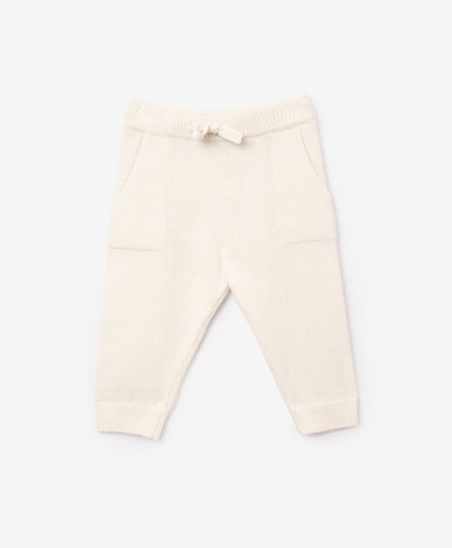 Gulliver Girls’ Milk Jogger Pants with Wool and Angora for Baby Girl- Bunny