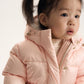 Gulliver Pink Demi-Season Short Coat for Baby Girl- Bunny