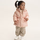 Gulliver Beige Lurex Fleece Jogger Pants for Baby Girl- Bunny
