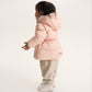 Gulliver Beige Lurex Fleece Jogger Pants for Baby Girl- Bunny
