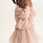 Gulliver Pink Mesh Skirt with Elastic Waistband for Baby Girl- Bunny