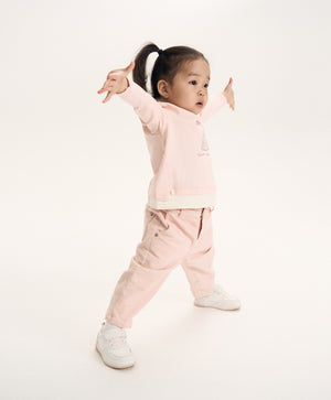Gulliver Pink Corduroy Pants for Baby Girl-Bunny