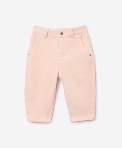 Gulliver Pink Corduroy Pants for Baby Girl-Bunny