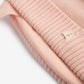 Gulliver Pink Knitted Beanie with Jersey Lining and Fur Pom-Pom for Baby Girl- Bunny