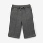 Gulliver Gray Straight-Leg Lurex Fleece Pants for Baby Girl- Melange