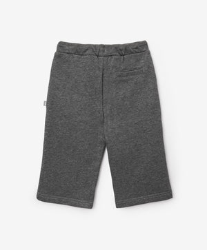 Gulliver Gray Straight-Leg Lurex Fleece Pants for Baby Girl- Melange