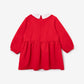 Gulliver Red Knitted Long-Sleeve Dress for Baby Girl- Melange
