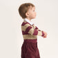 Gulliver Multicolor Striped Polo-Style Bodysuit for Baby Boy-Dachshund