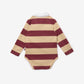 Gulliver Multicolor Striped Polo-Style Bodysuit for Baby Boy-Dachshund