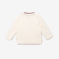 Gulliver Milky Color Long sleeve T-shirt with Print for Baby Boy-Dachshund