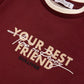Gulliver Burgundy Layered-Effect Long-Sleeve Top for Baby Boy-Dachshund