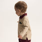 Gulliver Beige Long-Sleeve Polo Shirt for Baby Boy-Dachshund