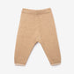 Gulliver Beige Melange Wool and Angora Jogger Pants for Baby Boy-Dachshund