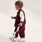 Gulliver Burgundy Knitted Jogger Pants with Elastic Waistband for Baby Boy-Dachshund