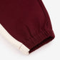 Gulliver Burgundy Knitted Jogger Pants with Elastic Waistband for Baby Boy-Dachshund