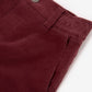 Gulliver Burgundy Micro-Corduroy Pants with Elastic Waistband for Baby Boy-Dachshund