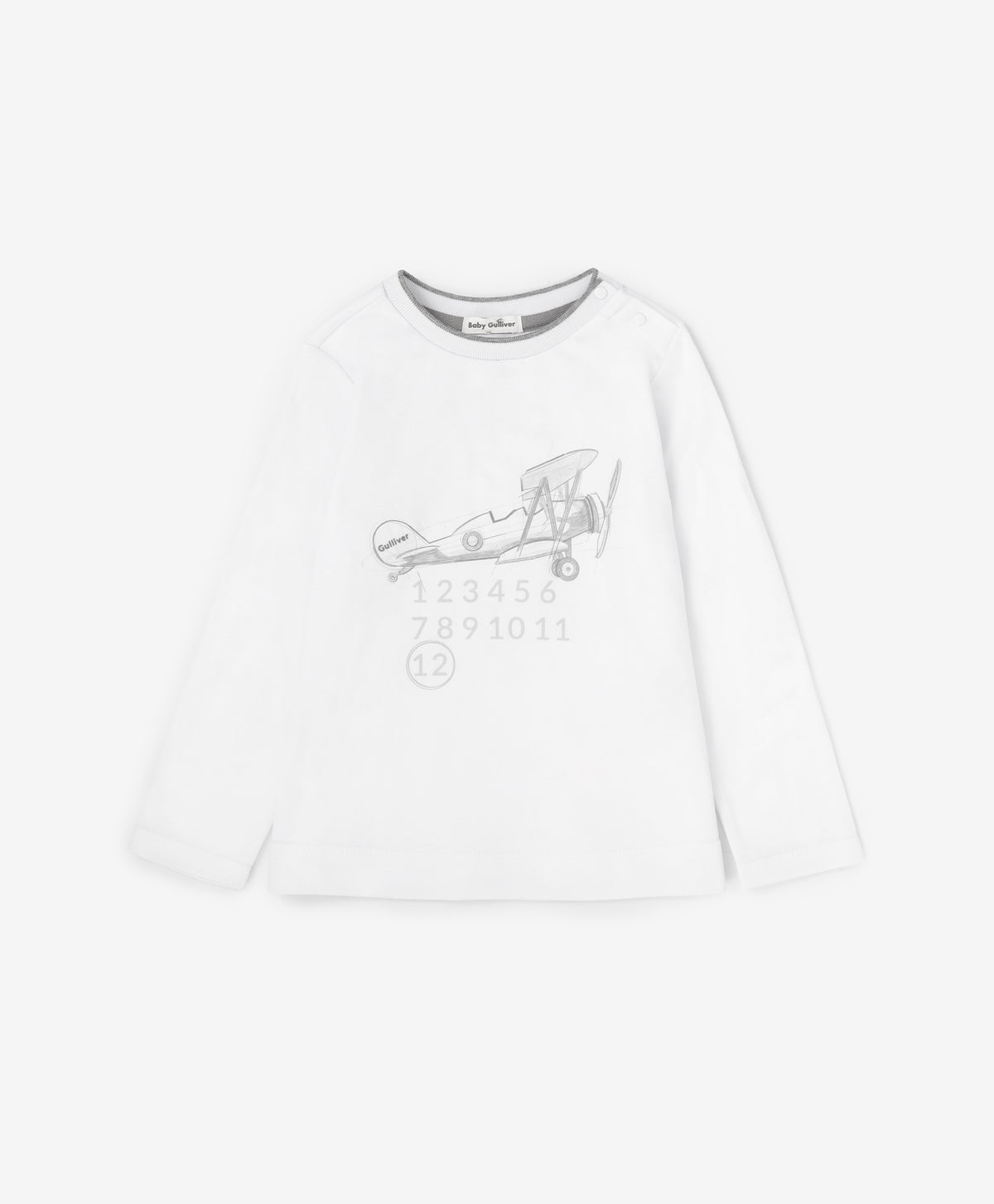 Gulliver White Long sleeve T-shirts for Baby Boy-Dreamer