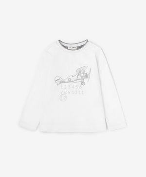 Gulliver White Long sleeve T-shirts for Baby Boy-Dreamer