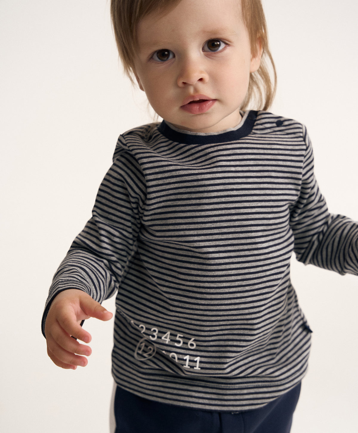 Gulliver Multicolor Striped Long-Sleeve T-Shirt for Baby Boy-Dreamer