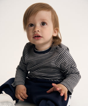 Gulliver Multicolor Striped Long-Sleeve T-Shirt for Baby Boy-Dreamer