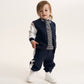 Gulliver Colorblock Zip-Up Bomber Sweatshirt for Baby Boy-Dreamer