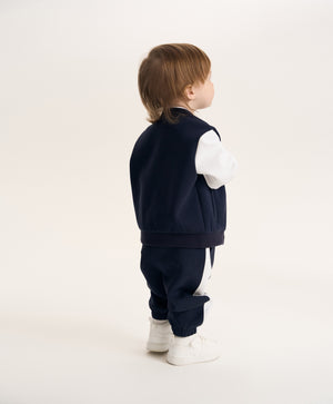 Gulliver Blue Jogger Pants with Elastic Waistband for Baby Boy-Dreamer