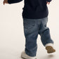 Gulliver Blue Jeans with Elastic Waistband for Baby Boy-Dreamer