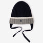 Gulliver Blue Wool Knitted Beanie with Jersey Lining for Baby Boy-Dreamer