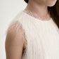 Gulliver Elegant Milk-Colored Dress for Girl - Party Art Deco