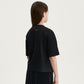 Gulliver Elegant Black T-Shirt for Girl Junior- Party Art Deco